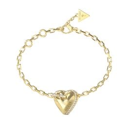 Guess JUBB06074JWYGS Damen-Armband Herz Goldfarben
