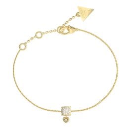 Guess JUBE05469JWYGS Damen-Armband Mini Herz Charm Goldfarben