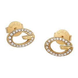 Guess JUBE06338JWYGT/U Women's Earrings Camden Studs Gold-Tone