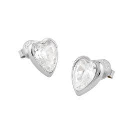 Guess JUBE06361JWRHT/U Women's Stud Earrings Heart