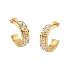 Guess JUBE06402JWYGT/U Women's Hoop Earrings Gold-Tone