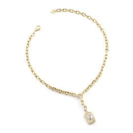 Guess JUBN06347JWYGT/U Women's Necklace Love Tag Gold-Tone