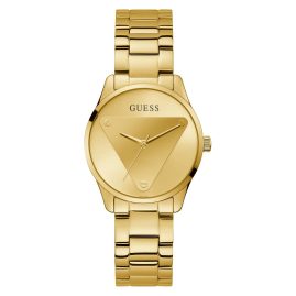 Guess GW0485L1 Damen-Armbanduhr Emblem Goldfarben
