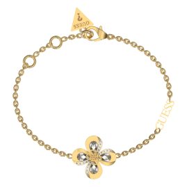 Guess JUBB03058JWYG Damen-Armband Blume Goldfarben
