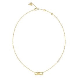 Guess JUBN04010JWYG Women's Necklace Knot Gold Tone