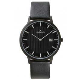 Dugena 4461059 Titan-Armbanduhr für Herren Berlin Schwarz