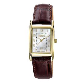 Dugena 7000121-2 Women's Wristwatch Quadra Artdeco Gold-Coloured