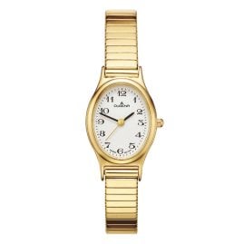 Dugena 4168003 Ladies' Watch Gold Tone with Stretch Strap
