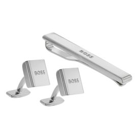 Boss 50479870-040 Gift Set with Cufflinks and Tie Clip Kile