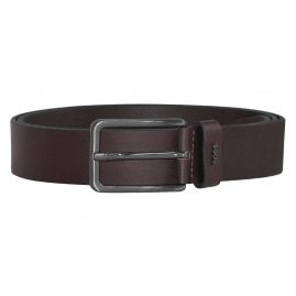 Boss 50441420-202 Men's Belt Calis-Logo Leather Brown
