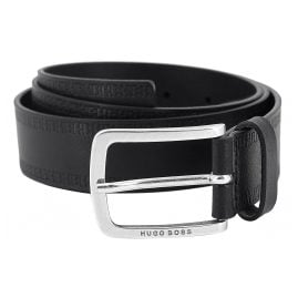 Boss 50452434-001 Men's Belt Jor Black Leather