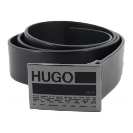 Hugo 50452165-001 Men's Leather Belt Gary Black