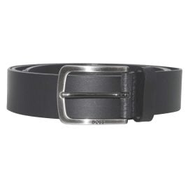 Boss 50481022-001 Men's Leather Belt Black Jor