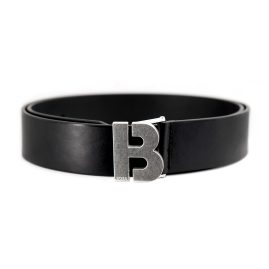 Boss 50471395-001 Men's Belt Black Leather Icon-V