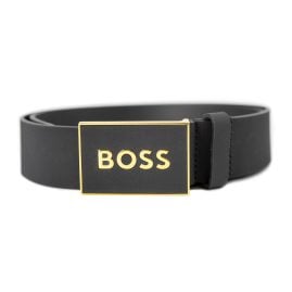 BOSS 50471333-002 Men's Belt Black Leather Icon-S1