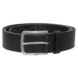 BOSS 50486747-001 Men's Leather Belt Black Jor