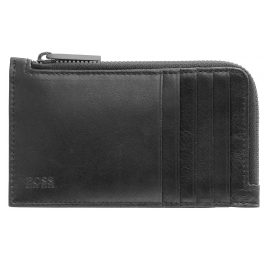 Boss 50446721-001 Geldbeutel mit Reißverschluss Leder Schwarz Truck