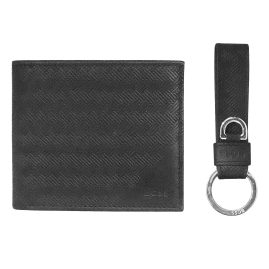 BOSS 50481523-001 Geschenkset Herren-Geldbeutel und Schlüsselhalter Schwarz
