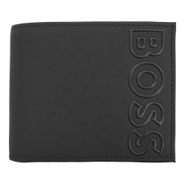 Boss 50485625-001 Men's Wallet Black Leather Goodwin Trifold