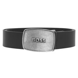 Boss 50491888-001 Men's Belt Leather Black Icon-EP