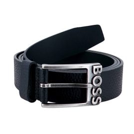 BOSS 50496747-001 Men's Belt Black Leather Simo-Gr