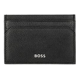 BOSS 50499247-001 Credit Card Wallet Black Leather Highway