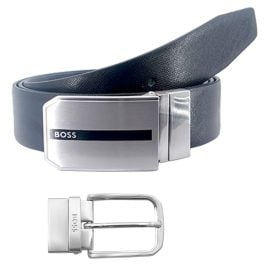 BOSS 50503349-004 Men's Belt Black Leather Ginn