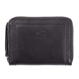 camel active 300-702-60 Women's Wallet Talara Black Leather with RFID protection