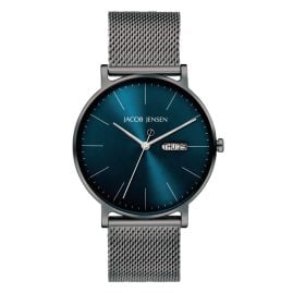 Jacob Jensen 167 Men's Watch Quartz Titanium with Mesh Strap