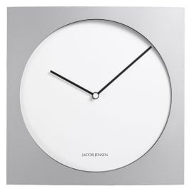 Jacob Jensen JJ-319 Wall Clock Silver/White