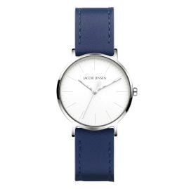 Jacob Jensen 173 Women's Watch Titanium Quartz Blue/White