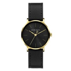 Jacob Jensen 175 Women's Titanium Watch Quartz Black/Gold Tone