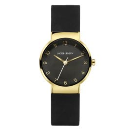 Jacob Jensen 195 Ladies' Wristwatch Titanium Quartz Black/Gold Tone