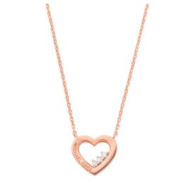 Michael Kors MKC1570AN791 Ladies' Necklace Heart Rose Gold Tone