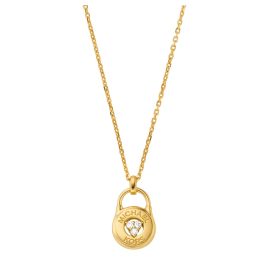 Michael Kors MKC1573AN710 Women's Necklace Locket Gold Tone