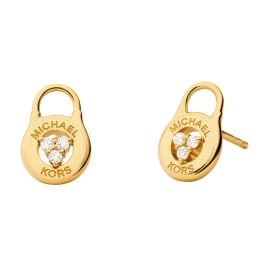 Michael Kors MKC1572AN710 Ladies' Stud Earrings Gold Tone