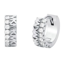 Michael Kors MKC1579AN040 Ladies' Hoop Earrings Silver
