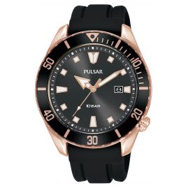 Pulsar PG8312X1 Men's Watch Sport Rose Gold Tone / Black