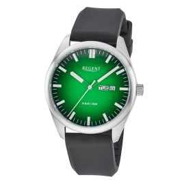 Regent F-1588 Herrenuhr Gut Ablesbar Edelstahl/Grau