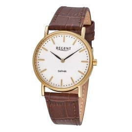 Regent F-1572 Ladies' Watch Quartz Brown/Gold Tone