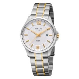 Regent F-1678 Herrenuhr Quarz mit Saphirglas Bicolor