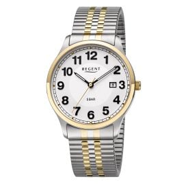 Regent F-1575 Herrenuhr mit Zugband Zweifarbig