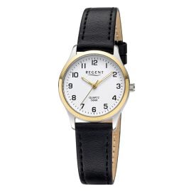 Regent F-1635 Women's Quartz Watch Black/Two Tone