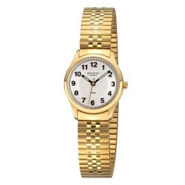 Regent BA-886 Damenuhr mit Zugband Goldfarben