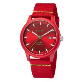 Regent BA-741 Wristwatch Ocean Plastic Red