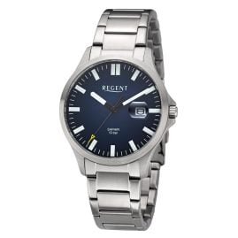 Regent 11150776 Men's Watch 10 Bar Steel/Blue