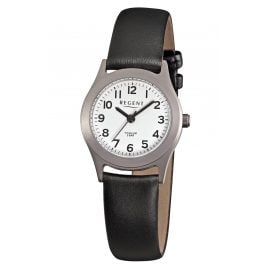 Regent F-871 Women's Watch Titanium with Leather Strap