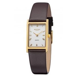 Regent F-1302 Women's Watch Gold Tone Rectangular