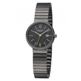 Regent F-1358 Women's Watch with Elastic Strap Grey