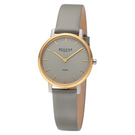 Regent 12090347 Damenuhr Titan Bicolor
